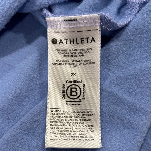 Athleta coaster luxe sweatshirt size 2x - Picture 8 of 10